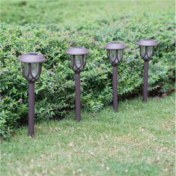 10Pack SolarLights Outdoor Decorative,Solar Pathway Lights Outdoor,Solar Powered - Picture 6 of 7